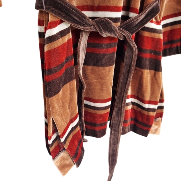 70's Vintage Butte Knit Velour Mini Dress/Tunic - Picture 3 of 5